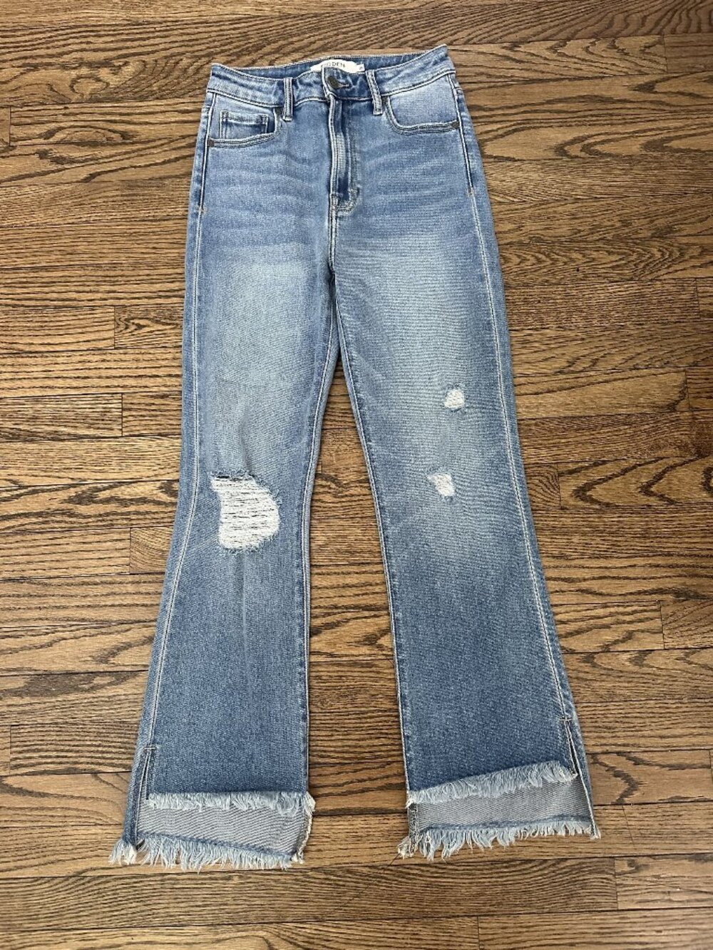 Hidden Jeans Distressed Bootcut Jeans Size 25